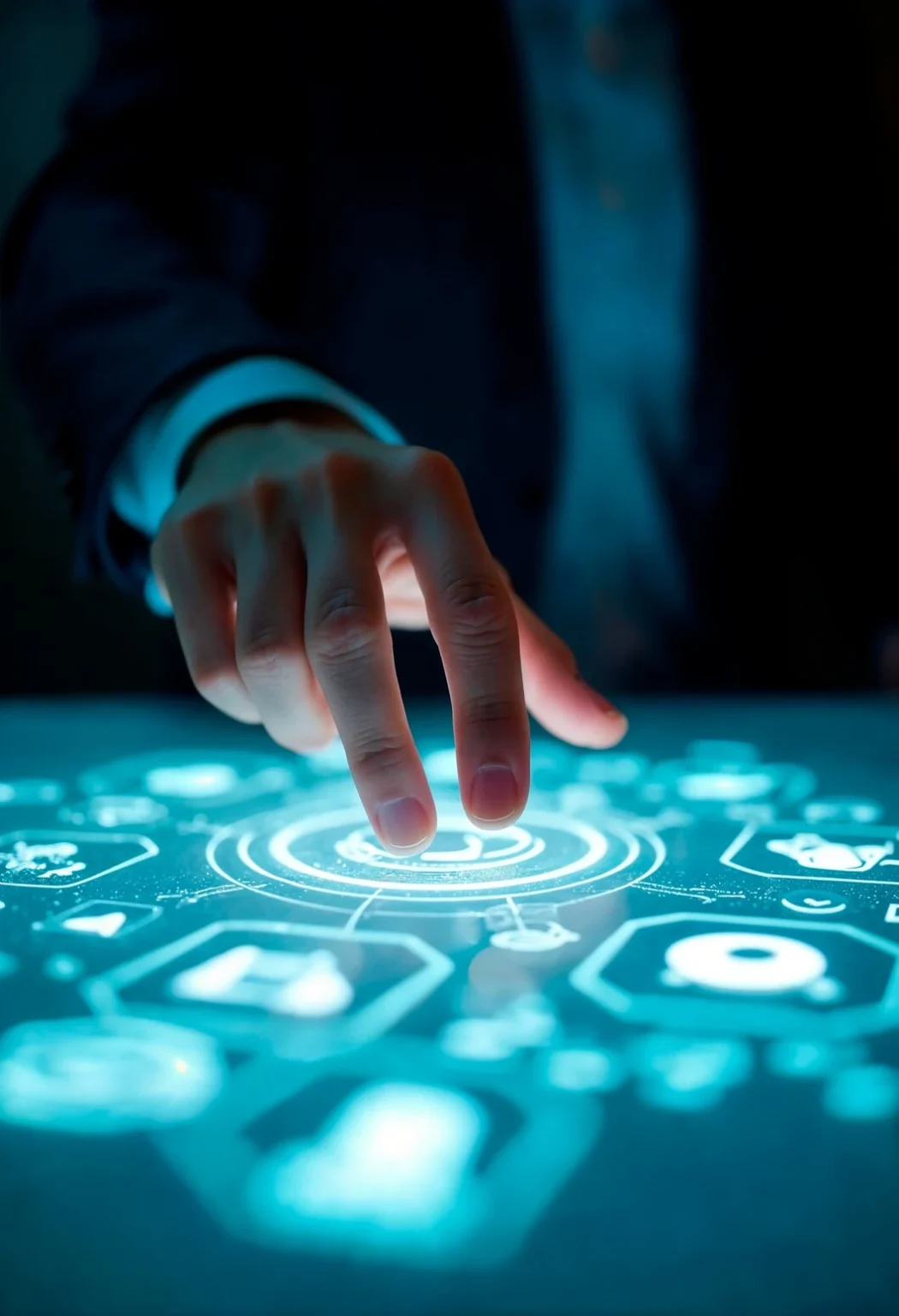 Modern tech solutions dashboard interface